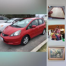 MaxSold Auction: This online auction features Honda Fit, Royal Doulton figurine, Wall Clock, Royal Doulton China, Limoges China, Minton China, Area Rug, Gibbard China Cabinet Top, Sterling Silver Spoons, Metal Filing Cabinet, Baetz Side Table, Gibbard Night Stands, Brandt Curio Cabinet, Moorcroft Pottery and much more!