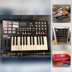 MaxSold Auction: This online auction features Patio Furniture, Live Edge Coffee Table, Leather Sofa, Wine Fridge, Crystal, Printer, Office and Art Supplies, Noritake Dinner Set, Glassware, Small Kitchen Appliances, Luggage, Artwork, Books, Jewelry, Purses, Keyboard Piano And Clarinet and much more!