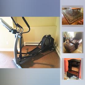 MaxSold Auction: This online auction features china, wall art, stemware, board games, Nintendo Wii, exercise machines, TV, books, mirrors, lamps, shelving, holiday decor, luggage, bicycle and much more!