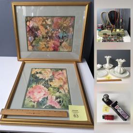 MaxSold Auction: This online auction features storage boxes, Antique Baby Clothes, Costume Jewelry, Vintage Saws, Fishing Gear, Sydenstriker Glass, Framed Signed Watercolors, The Dionne Quintuplets memorabilia, Shirley Temple Ephemera, Sony Speaker System and much more!