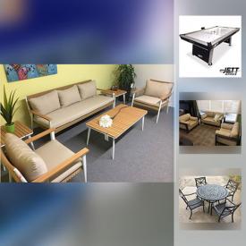 MaxSold Auction: This online auction features furniture, Gift Certificate, artworks, Water World Pools, Spas, Billiards & Darts Jett Striker 7ft Air Hockey Table, appliances, clothing, Lighting Interiors and much more.