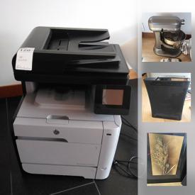 MaxSold Auction: This auction features HP Printer Scanner Copier, Miele Vacuum, XBox360, Framed limited edition prints, Kitchen Aid Mixer With Accessories, Drone made by DJI Mavic 2, Tennis Spinfire, FreeCross Bike and much more!