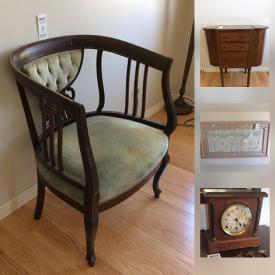 MaxSold Auction: This auction features Antique Upholstered Chair, Cabinet, "Pueblo" By Wess -Framed Cast Paper Sculpture, Wagon, Golf Clubs, Antique Clock, Sanyo 18.5" LCD TV, Beau Mark Convection Oven, Midwinter Stonehenge Dish Set, Old Country Roses Royal Albert China and much more!