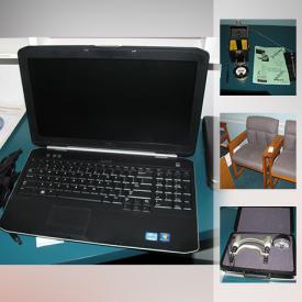 MaxSold Auction: This online auction features office supplies, laptops, books, shelving, wall art, X-ray light boxes, DVDs, DVD player, TV, and much more!