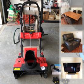 MaxSold Auction: This online auction features IKEA furniture, glassware, chess set, books, luggage, wall art, figurines, TVs, DVD players, board games, toys, golf supplies, camera, and much more!