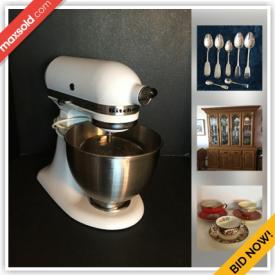 MaxSold Auction: This online auction features sterling silver, a Nintendo Wii, a Char Broil BBQ, a rolling island, Danby mini freezer, an electric fireplace, artwork, LG fridge and much more!