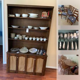 MaxSold Auction: This online auction features jewelry, bookcases, kitchenware, dinnerware, kitchen appliances, furniture, toys, artwork, vintage clothes, home appliances, tools and much more!