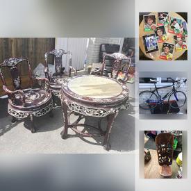 MaxSold Auction: This online auction features vintage items, Shaquille O'Neal Signed Card, Aluminum Bike, Teak Carved Birthing Chair, Baseball Memorabilia, Hercules Radial Tires, electronics, collectibles and much more!