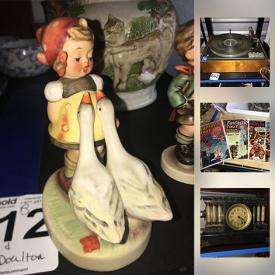 MaxSold Auction: This online auction features speakers, wall art, tools, figurines, monitors, Apple electronics, books, video game cabinets, light fixtures, clocks, comic books, costume jewelry and much more!