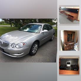 MaxSold Auction: This online auction features 2008 Buick Allure, decorative items and decor, household furniture, art and prints, exercise equipment, selection of medical aids, office items, small kitchen appliances, home electronics, and much more!