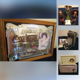 MaxSold Auction: This online auction features pottery, books, cameras, wall art, dolls, candles, comic books, records, board games and much more!