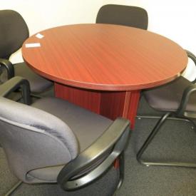 MaxSold Auction: YouBidLocal will be on the ground floor during events to indicate what floor to access.

Features circular table, folding table, boardroom table, L- shaped desk, chairs, magnetic boards, filing cabinet, reception desk, white board and so much more!