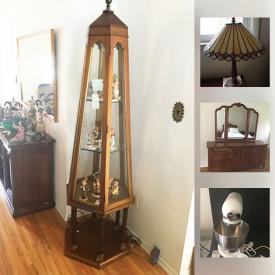 MaxSold Auction: This online auction features wall art, medical aids, stereo, vacuums, figurines, stemware, shelving, TVs, patio furniture, lamps, printer, books, tools and much more!