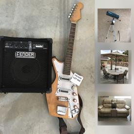 MaxSold Auction: This online auction features power tools, CD's, camping equipment, electric guitar, baseball cards, outdoor furniture, fishing tackle, bicycle, books, cameras, potted plants, suitcases and much more!