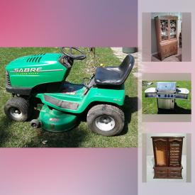 MaxSold Auction: This online auction features speakers, Dining Table, telescope, art, Oval coffee table, Vintage typewriter, Tankless water heater, Lawn tractor, I-Phone, a Telephoto lens for I-Phone, Disney pins and much more!