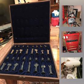 MaxSold Auction: This online auction features gas/charcoal grill, metal medieval chess set, tools, tool bench and tool chest, snowblower, countertop kitchen appliances, art and decor and much more!