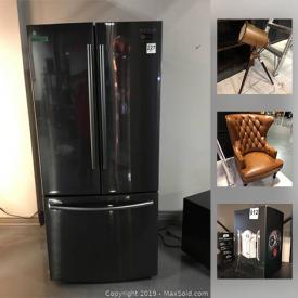 MaxSold Auction: This online auction features a printer, lamps, bookcases, vacuum, refrigerators, shelving, PlayStation 4, model robots, cell phones, IKEA furniture, signs and much more!