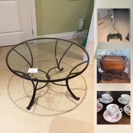 MaxSold Auction: This online auction features Wrought Iron Coffee Table, Lee Valley Push Mower, Antique Wrought Iron Bed, Toronto Maple Leafs Jersey, Jody Paudash Print, Watercolour Paintings, Xbox360, Bentwood Bird Cage, Tea Cart, Tea Cups and Saucers and much more!