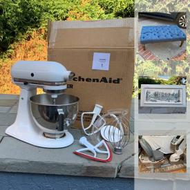 MaxSold Auction: This online auction features Kitchen Aid Stand Mixer, Signed And Numbered Pictures, Leapster and Games, Malibu Pilates Pro Exercise Chair, Lillian August Upholstered Chair, Krasnyansky Lithograph, LPs, Flameless candles, Recumbent Bike and much more!!