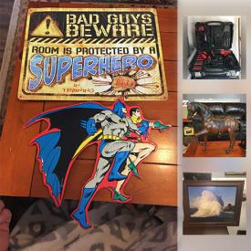 MaxSold Auction: This online auction features wall art, perfumes, glassware, clothing, books, lamps, photo copiers, tools, Nintendo Wii, mirrors, and much more!