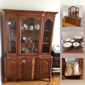 MaxSold Auction: This online auction features houseware, bedroom furniture and sets, artwork and decor, furniture, Wittnauer Watch and much more!