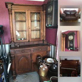 MaxSold Auction: This online auction features Napoleon Patio Heater, vintage furniture, saddles, Stoneware and Earthenware pottery, collectible and vintage oil lamps and much more!