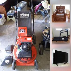 MaxSold Auction: This online auction features furniture, outdoor tools and equipment, countertop appliances, artwork and decor, toys, tools and much more!