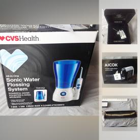 MaxSold Auction: This online auction features many new in box items such as Creation Shaver/Groomer, Accurelief Pain Relief, Scotts Outdoor Cleaner, Aicok Coffee Maker, Sonics Solar Powered Mole Repellant, Portable Garment Steamer, Light Fixtures, Bluetooth speakers, Cat Ears LED headphones, Water Flossing System, Game Cube Controller, Pulse Oximeter and much more!