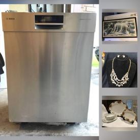 MaxSold Auction: This online auction features costume jewelry, popcorn machine, perfumes, glassware, children's guitar, wall art, china, sculptures and much more!