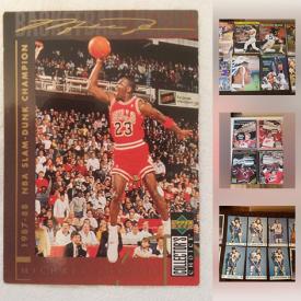 MaxSold Auction: This online auction features SPORTS COLLECTIBLES: Programs, games, posters, pins, books, watches, picture frames, trading cards, VHS tapes, game tickets, pennants, guides and much more!