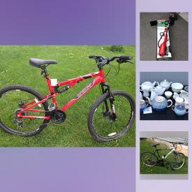 MaxSold Auction: This online auction features adult bicycles, hardware: plumbing, electrical and general shop, wireless IP cameras, home electronics, yardwork tools and equipment, dishware, linens, and much more!