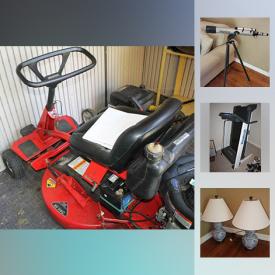 MaxSold Auction: This online auction features Waterford Crystal, Telescope, Bench, Golf Clubs, Kayak, Dehumidifier, Teacups and Saucers, Fireplace, Electric Food Slicer, Luggage, Patio Sofa, Snapper Ride On Mower and much more!