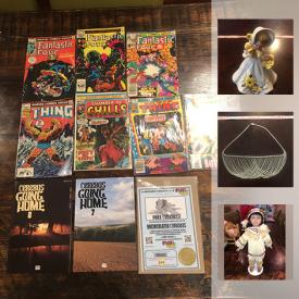 MaxSold Auction: This online auction features collectibles such as Ty Beanie Babies, Blue Jays memorabilia, Canadian coins, silver plate pieces, and Marvel comics, jewelry such as sterling silver chain, pearl necklaces, 18kt gold ring, and costume jewelry, oil paintings, board games, fine bone china, and much more!