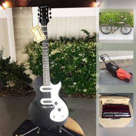 MaxSold Auction: This online auction features FELT Limited Edition Beach Cruiser Bike, Black and Decker Electric Lawnmower , Modern Bar Height Dining Room Table, Andreas Eastman Flute, Crystal Lamp, Amazon FIRE TV Stick, Kids Chairs, Hollywood PROP Blood and much more!