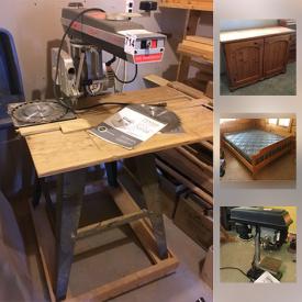 MaxSold Auction: This online auction features furniture, electronics, kitchenware, kitchen appliances, exercise machine, power tools and much more!