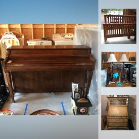 MaxSold Auction: This online auction features a Moosehead queen bed frame, like new washer and dryer, vintage barbie dolls, printers, piano, servingware, dresser, mirror, copper stand, photo frames, console table, lamp, framed art, secretary desk, costume jewelry, Nintendo Wii, Nintendo GameCube, luggage, VHS, TV console, small kitchen appliances, area rug and much more!