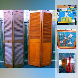 MaxSold Auction: This online auction features building supplies such as vintage doors, lightings, cabinet doors and drawers, bifold doors, floor tiles, vintage LP's such as Elvis, hand blown wine decanter, picnic goods and much more!