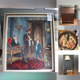 MaxSold Auction: This online auction features Antique Drop Leaf Desk, Little Tikes kiddie pool, Original Watercolour, Charcoal Drawing, Bohemian Crystal, Gallia Croatian Crystal, Cross Stitch Art, Delftware Collector Plates and much more!