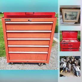 MaxSold Auction: This online auction features international tool box, Yardworks weed eater, antique lanterns, Keirstead print, men’s hockey equipment, welding helmets and much more!