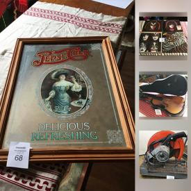 MaxSold Auction: This online auction features Costume Jewelry, Shooter Marbles, OPROPOS china, Bill Collectible, LPs, Advertising Mirror, B&D Cyclone Belt Sander, Tow Straps, Dolly Cart, Smart Watch, 175 plus yr old Czechoslovakian Violin, Tiger Striped Maple Dining Table, and much more!