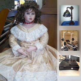 MaxSold Auction: This online auction features a snowblower, books, wall art, glasses, wall decals, jackets, lamps, exercise machines, Xbox 360, dolls, and much more!