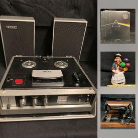 MaxSold Auction: This online auction features decor, electronics, collectibles, antiques, artwork, glassware, toys and much more!