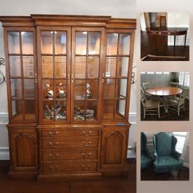 MaxSold Auction: This online auction features a large selections of books, LG plasma TV, patio furniture, ceramic figurines, and much more!