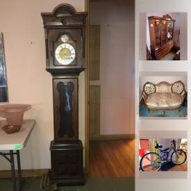 MaxSold Auction: This online auction features wall art, grandfather clocks, glassware, china, vintage board games, holiday decor, books, figurines, cameras, camera parts and equipment, bicycle, power tools, lawn mower, planters, and much more!