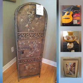 MaxSold Auction: This online auction features books, office supplies, paper shredder, DVDs, wall art, garden tools, guitar, clocks, figurines, sewing machine, typewriter, lamps, comic books, sewing machine, video games, and much more!