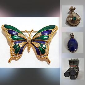 MaxSold Auction: This online auction features shoes, necklaces, rings, earrings, books, pendants, beads, movie camera, wall art, and much more!