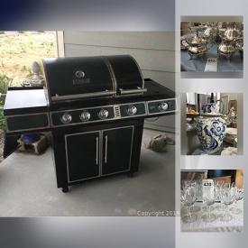 MaxSold Auction: This online auction features antique and vintage glass, crystal and china, Wallace holloware, silverplate, gas grill, home decor, antique Griswold cast iron, vintage matchbox and hot wheels and much more!