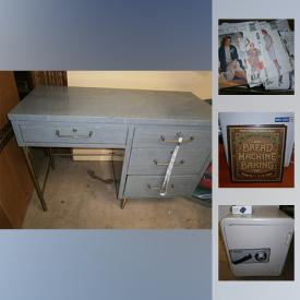 MaxSold Auction: This online auction features Pfaltzgraf canister set and serving pieces. Vintage exercise equipment. Westinghouse fridge and Sears Coldspot upright freezer. Glass Christmas ornaments; a quilt. Sentry safe, printers and much more!