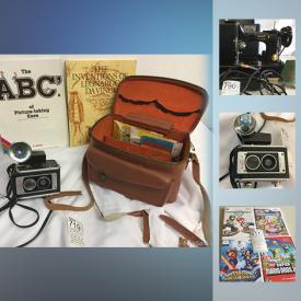 MaxSold Auction: This online auction features a 1914 Singer Sewing Machine, Stained Glass Complete Supplies Tools and Glass, Mountain Warehouse Hiking Back Pack, Basketball hoop and backboard, handmade quilt, collectible stamps, and much more!