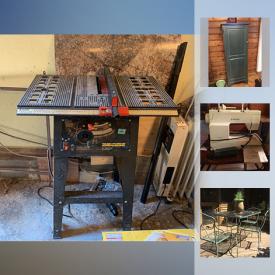 MaxSold Auction: This online auction features Thule ski racks, Singer Sewing Machine, sterling silver, Waterford Stemware, American Drew console table, Handmade quilt, Lenox China , Mickey Mouse Watch, Costume Jewelry, Blanket Chest and much more!